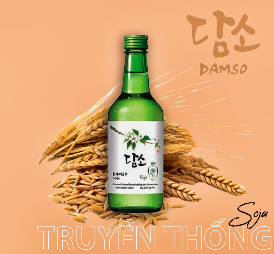 Rượu Soju Damso - Vị Truyền thống